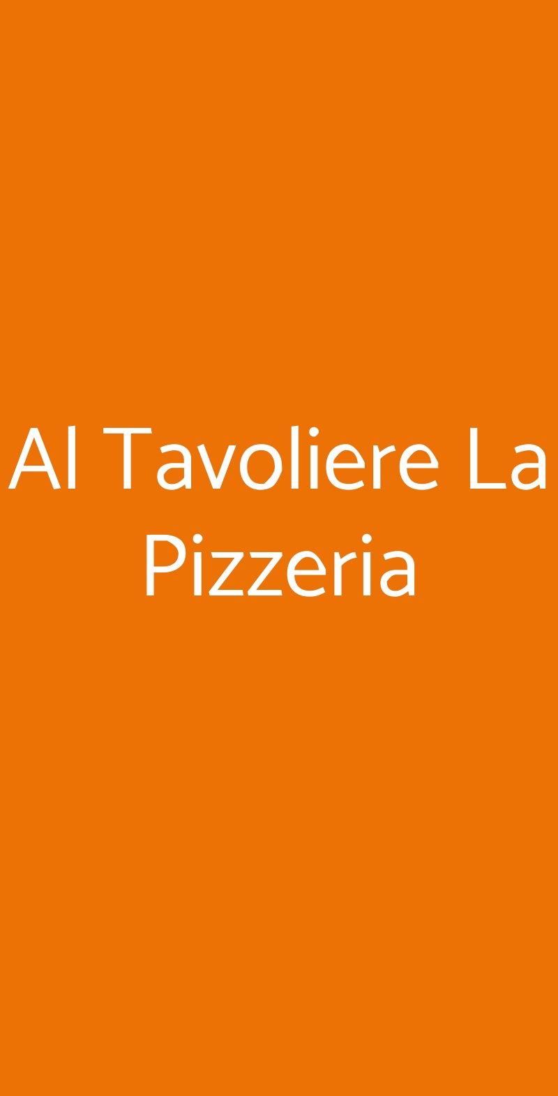 Al Tavoliere La Pizzeria Remanzacco menù 1 pagina