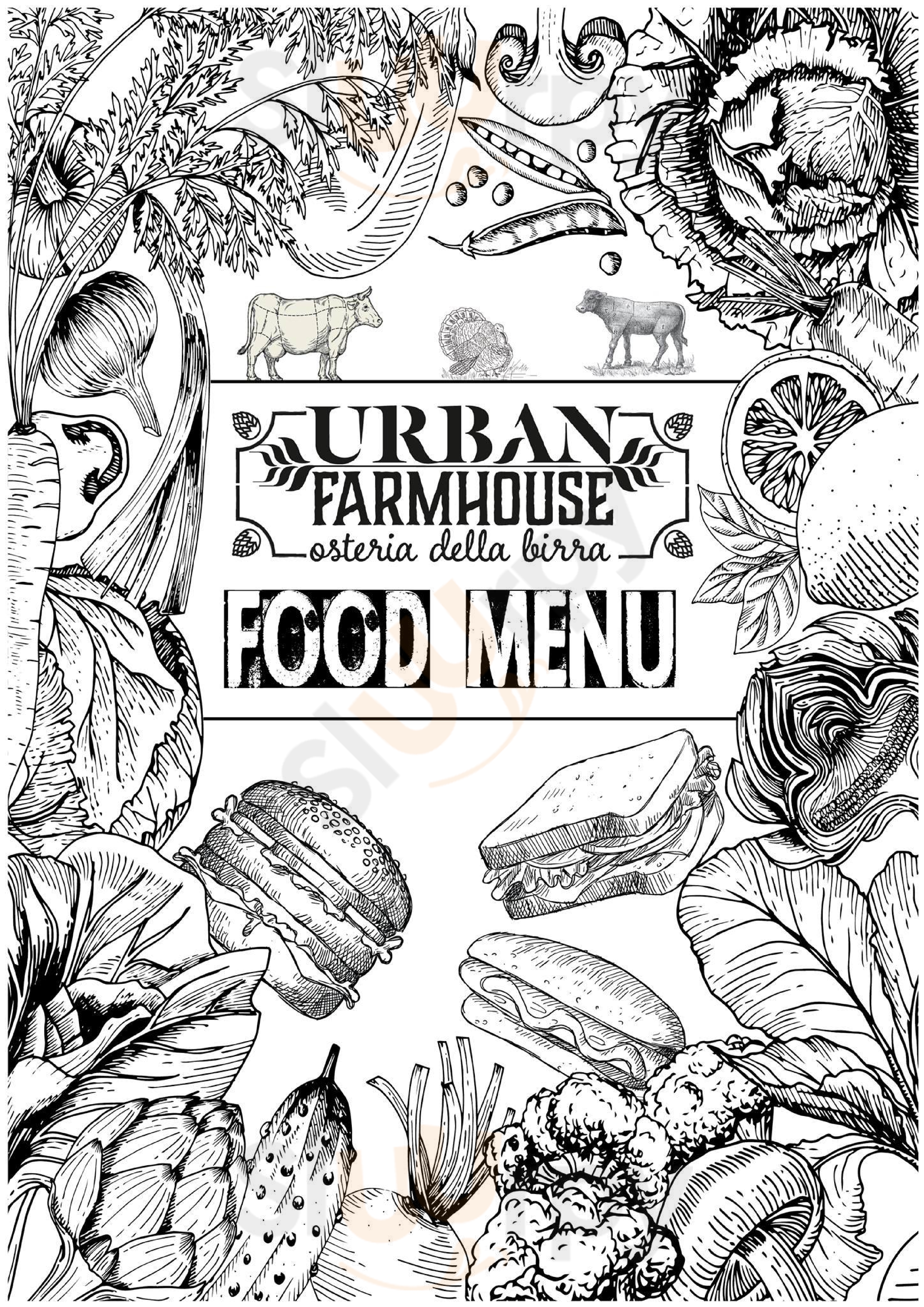 Urban Farmhouse Pordenone menù 1 pagina