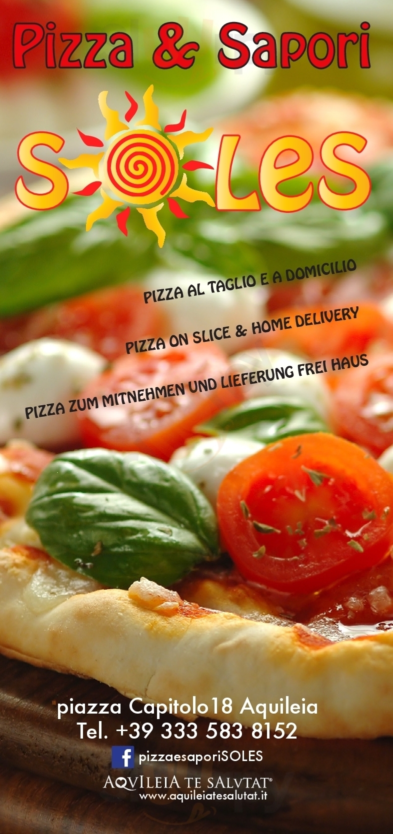 Pizza E Sapori Soles Aquileia menù 1 pagina