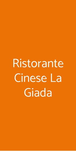 Ristorante Cinese La Giada