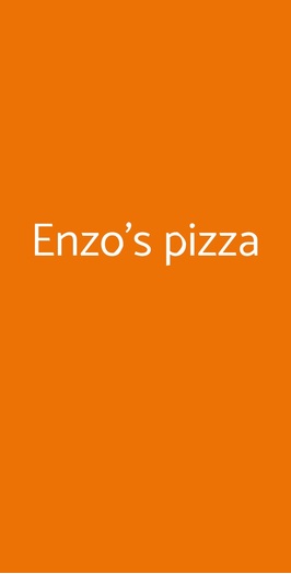 Enzo's Pizza, Trieste