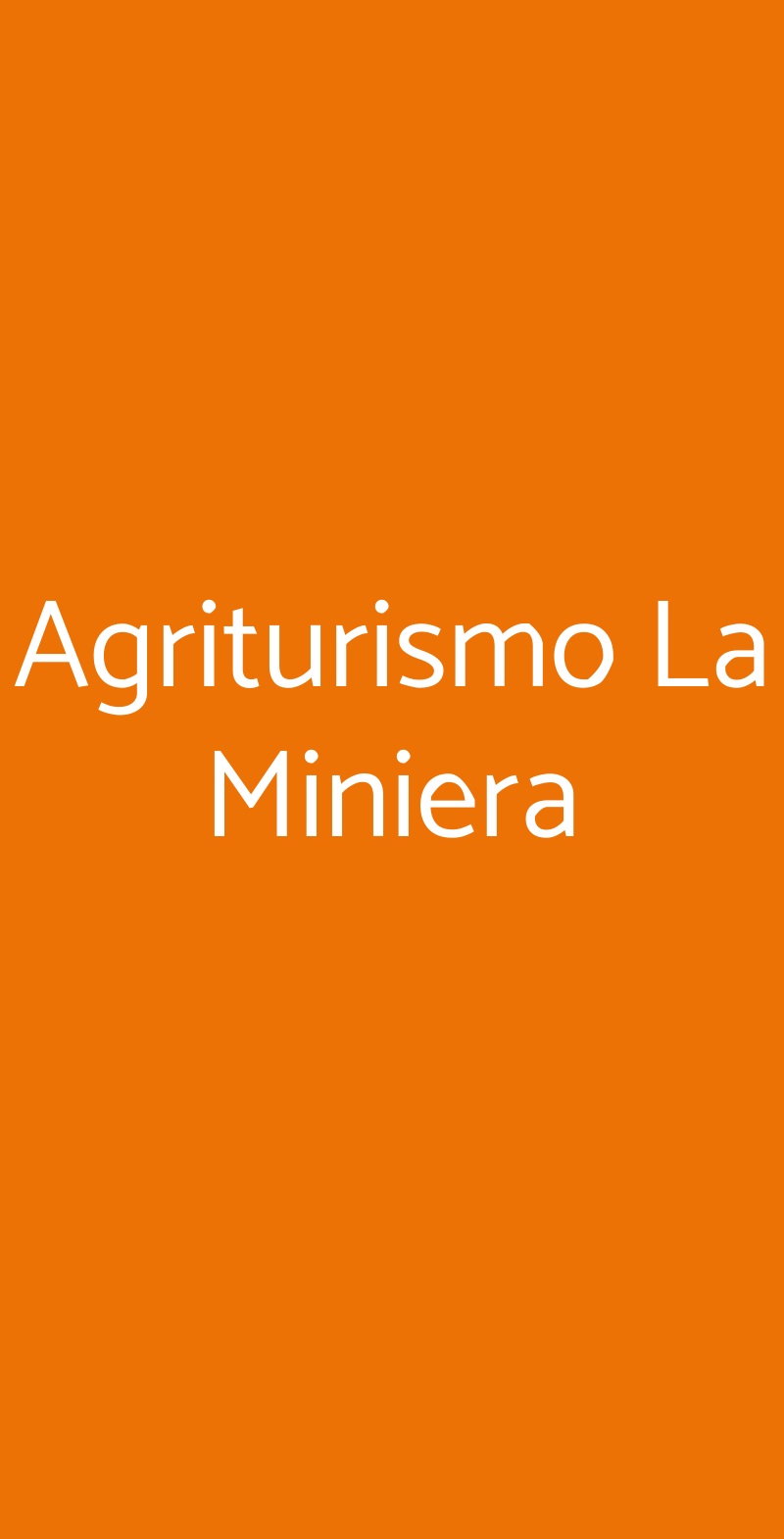 Agriturismo La Miniera Gignese menù 1 pagina
