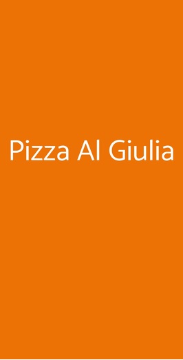 Pizza Al Giulia, Trieste