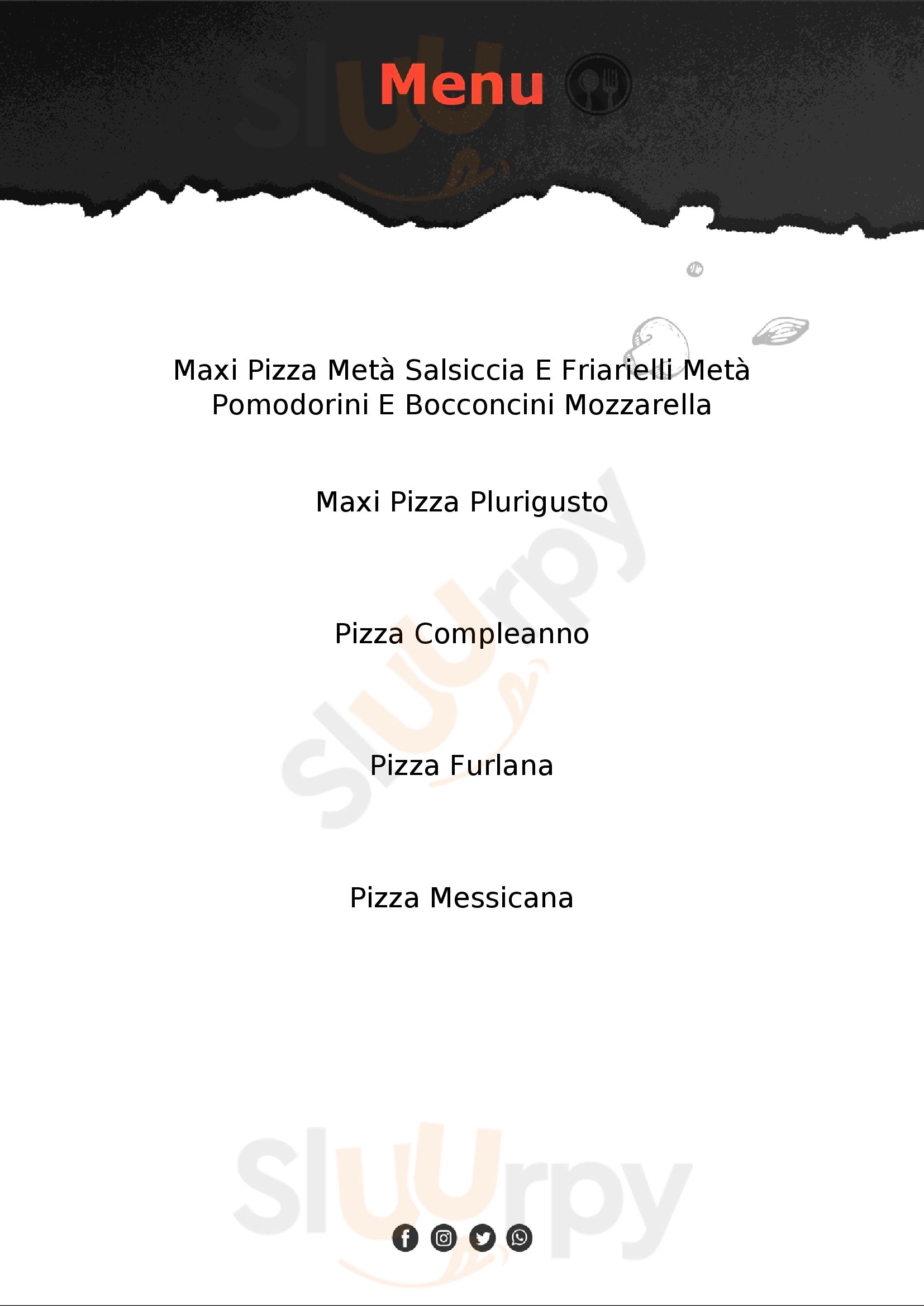Pizzeria da Vincenzo Cividale del Friuli menù 1 pagina