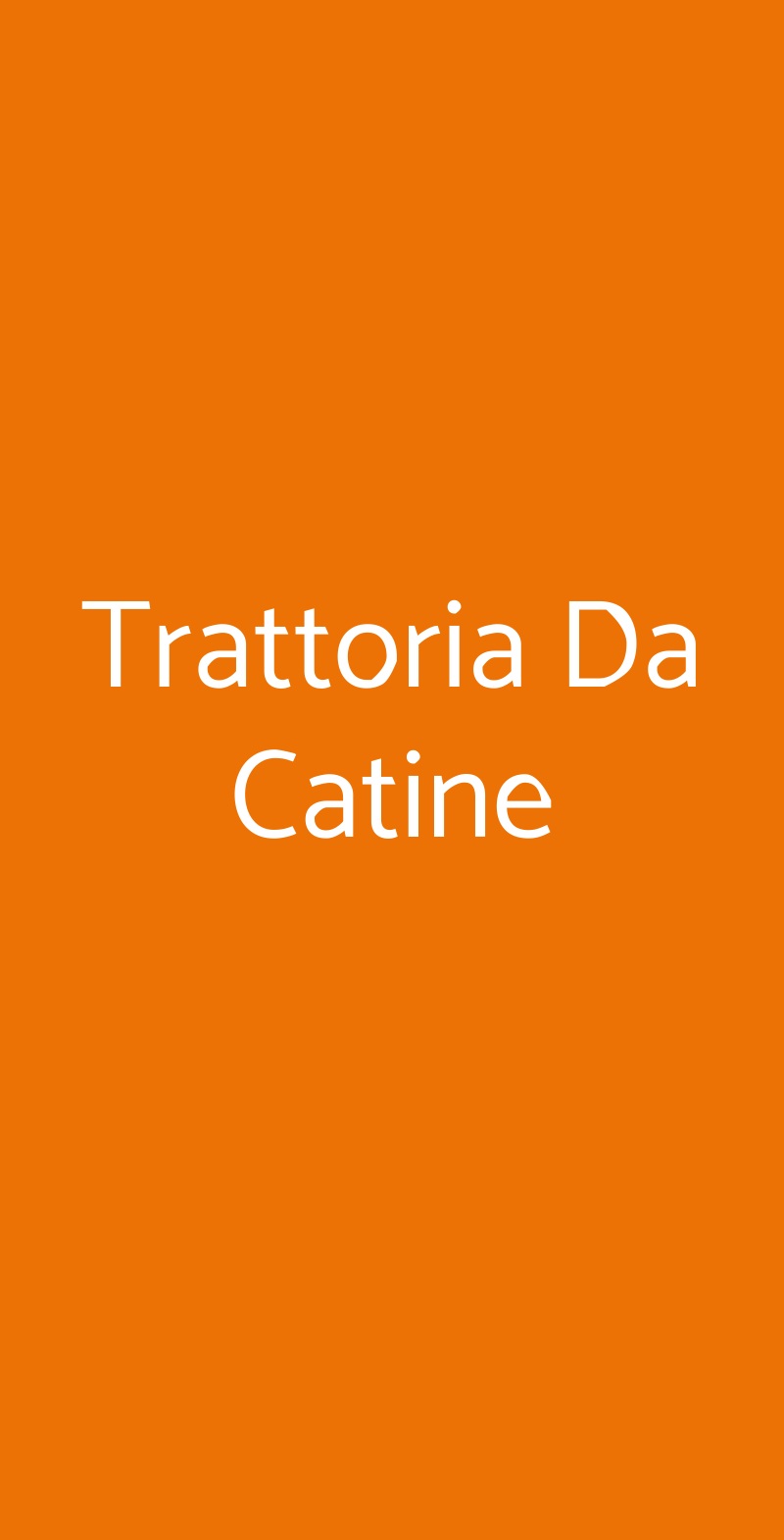 Trattoria Da Catine San Daniele del Friuli menù 1 pagina