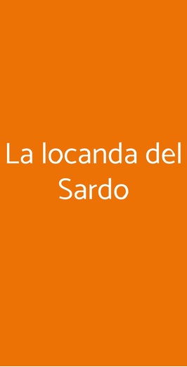La Locanda Del Sardo, Genzano di Roma