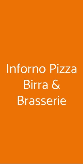 Inforno Pizza Birra & Brasserie, Lido di Ostia