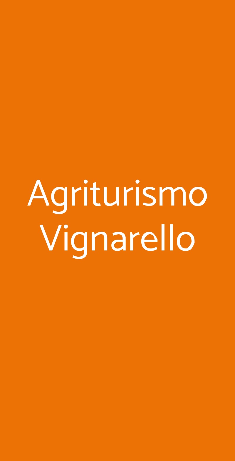 Agriturismo Vignarello Tornaco menù 1 pagina