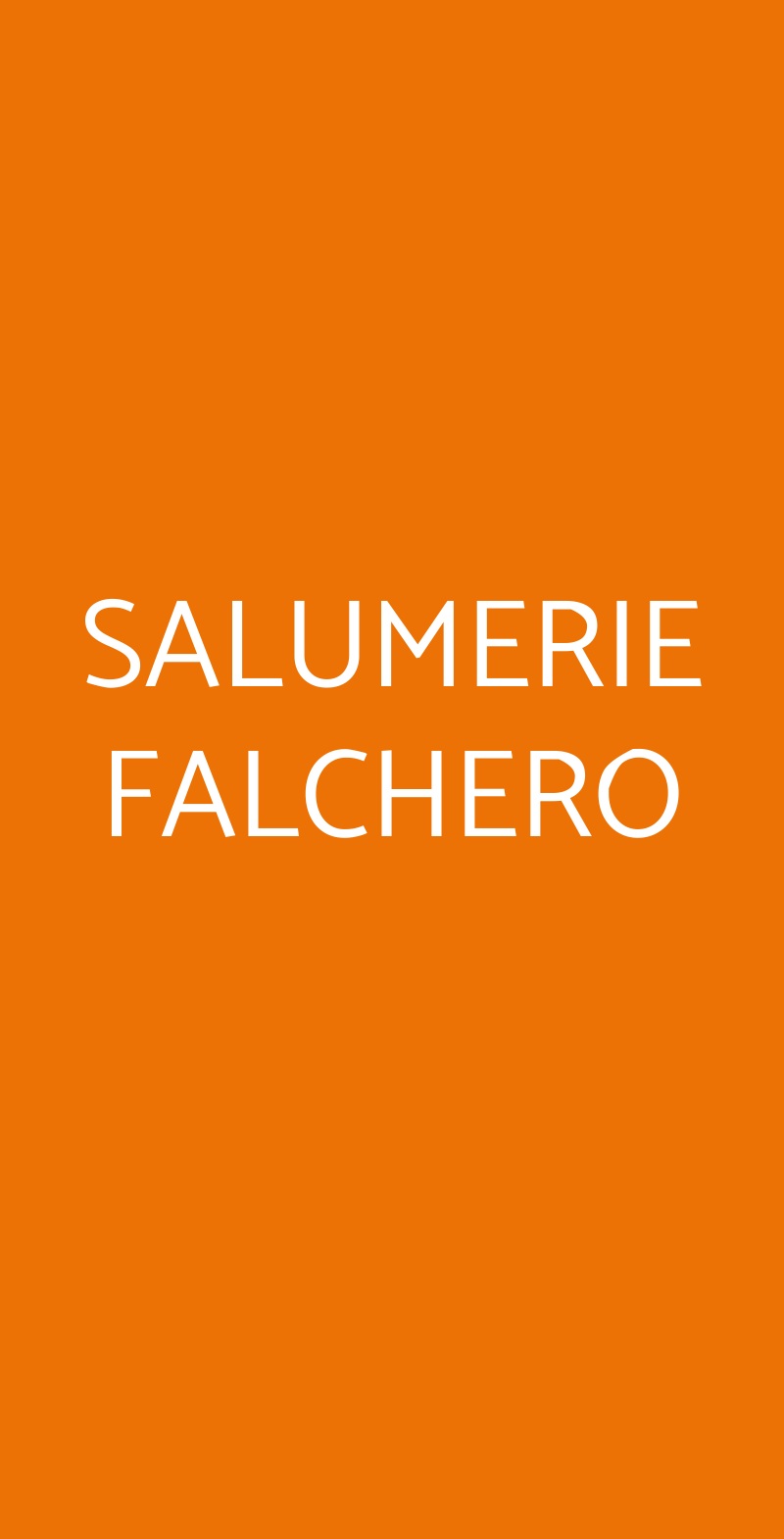 SALUMERIE FALCHERO Torino menù 1 pagina