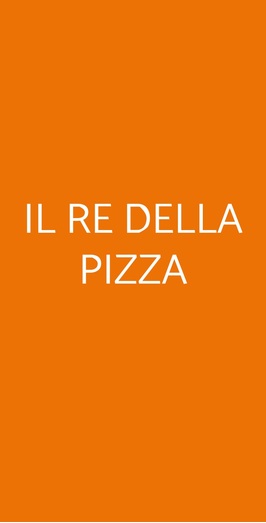 Il Re Della Pizza, Roma