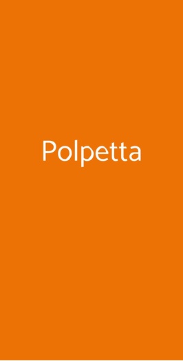 Polpetta, Roma