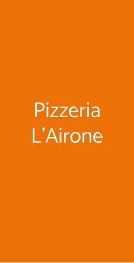 Pizzeria L'airone