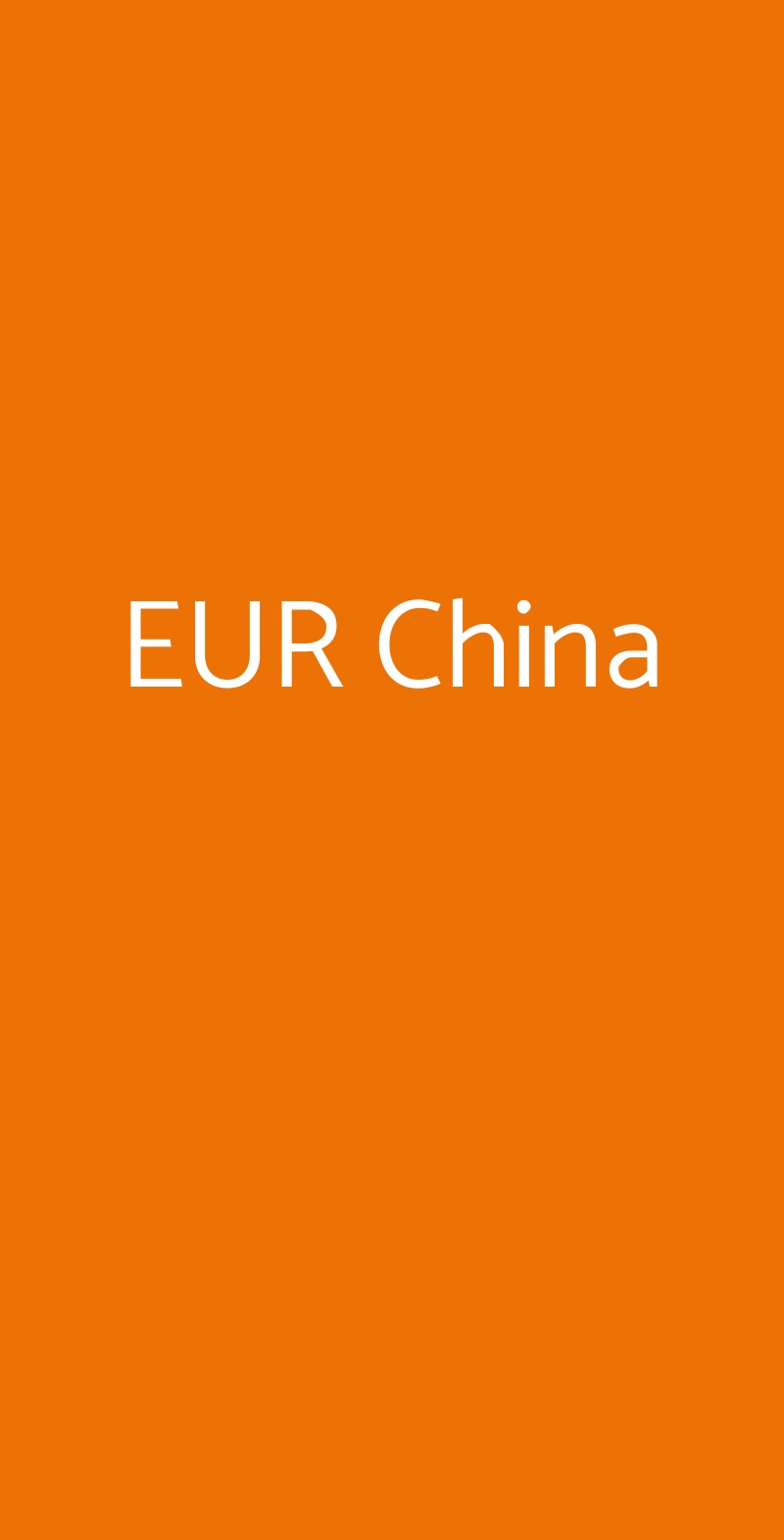 EUR China Roma menù 1 pagina