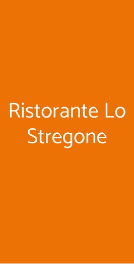 Ristorante Lo Stregone, Roma