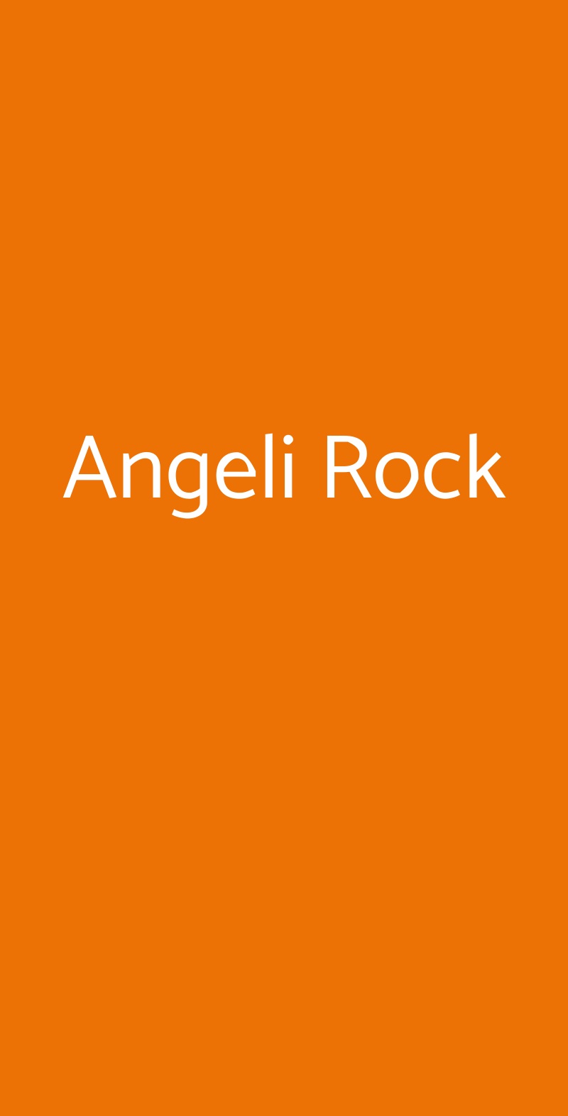 Angeli Rock Roma menù 1 pagina