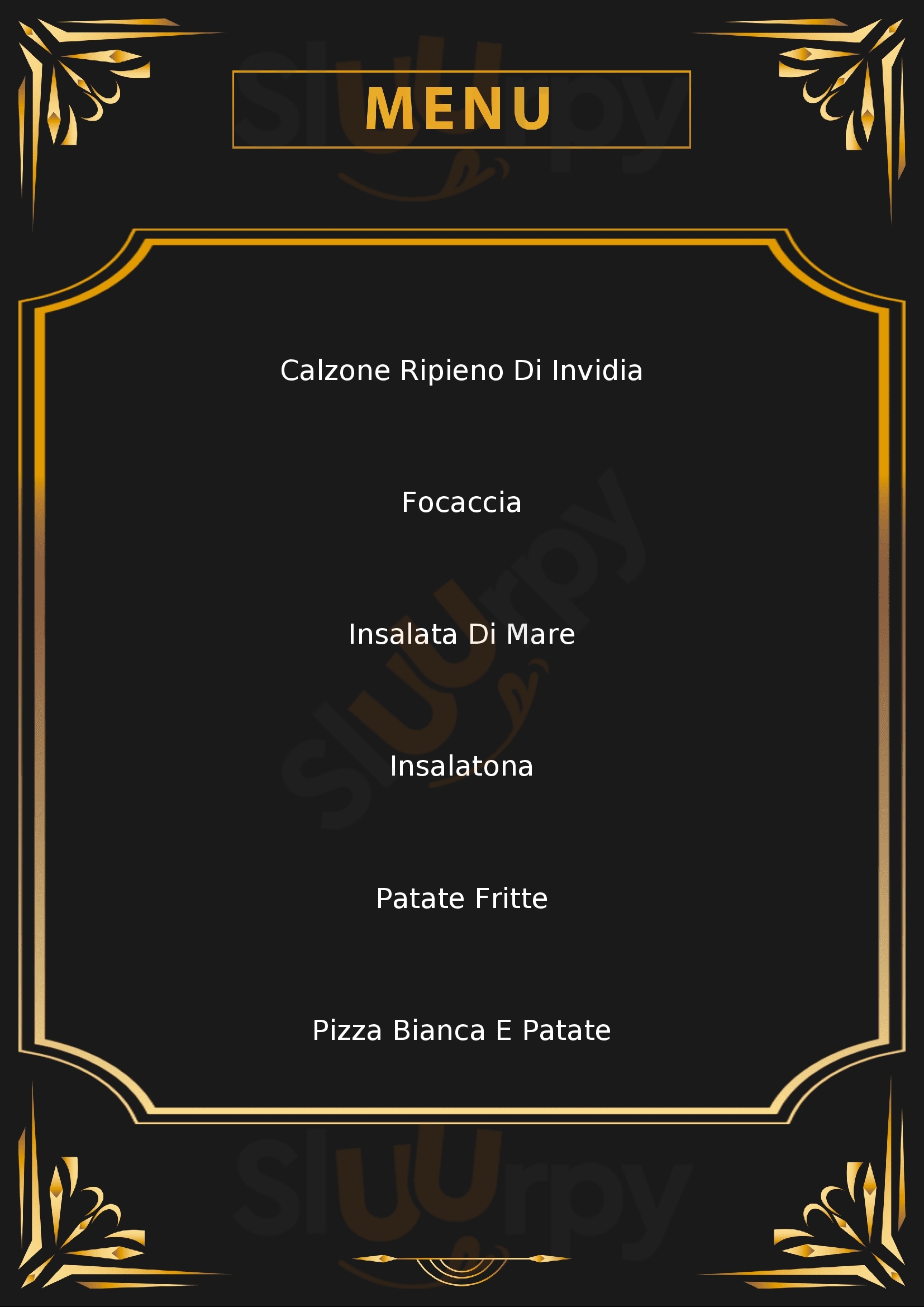 Federici Olindo Pizzeria Anzio menù 1 pagina