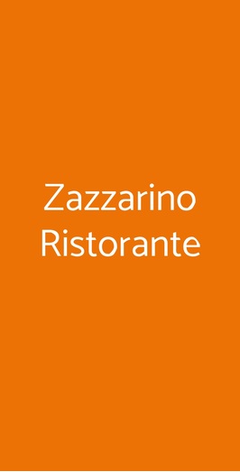 Zazzarino Ristorante, Cerveteri