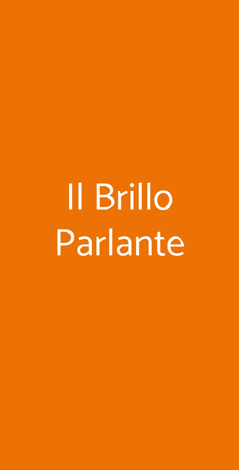 Il Brillo Parlante, Roma