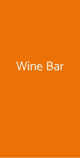 Wine Bar, Roma