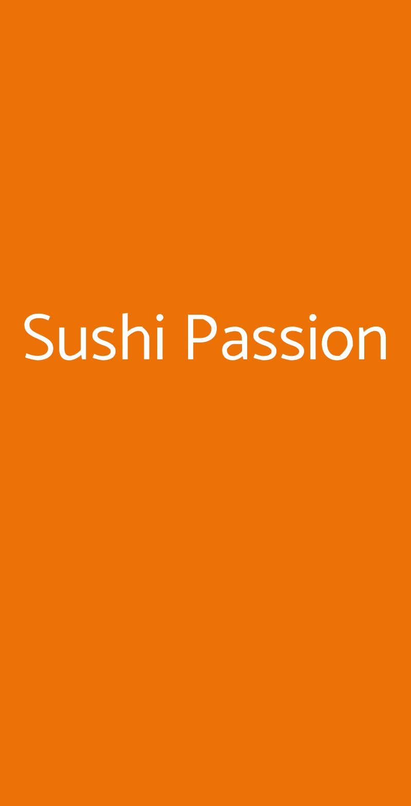 Sushi Passion Ladispoli menù 1 pagina