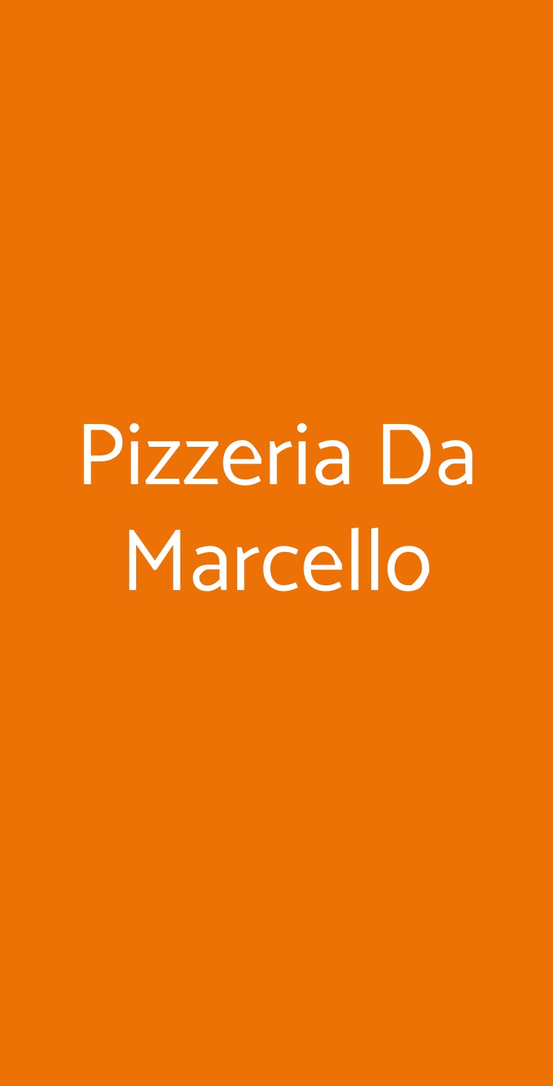 Pizzeria Da Marcello Nettuno menù 1 pagina