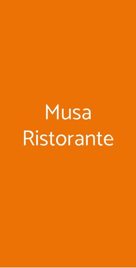 Musa Ristorante, Roma
