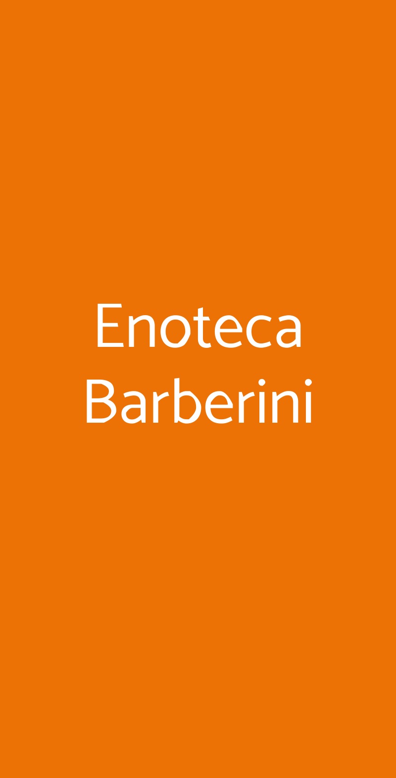 Enoteca Barberini Roma menù 1 pagina