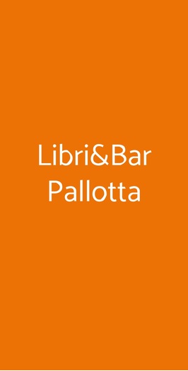 Libri&bar Pallotta, Roma