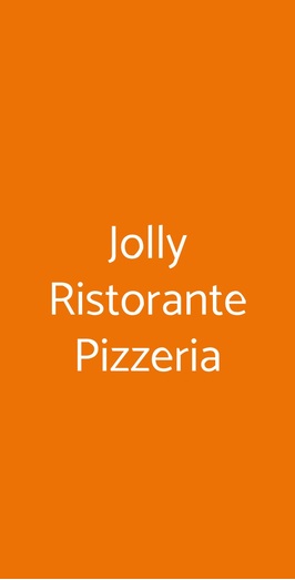 Jolly Ristorante Pizzeria, Cerveteri