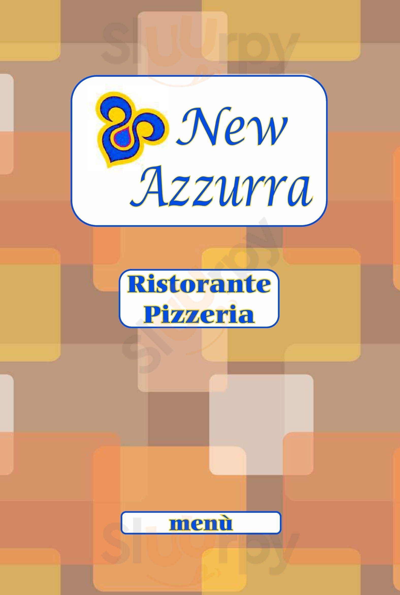 New Azzurra Roma menù 1 pagina