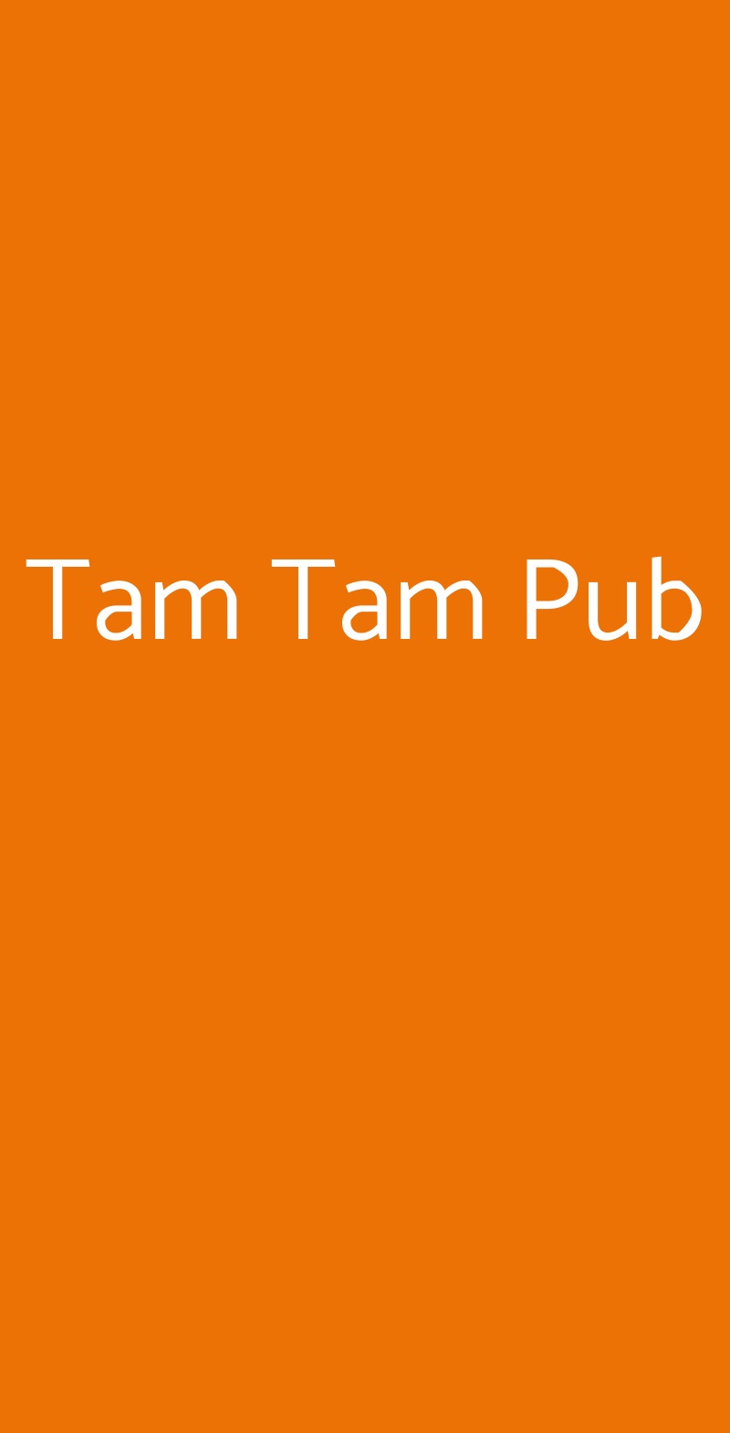 Tam Tam Pub, Roma