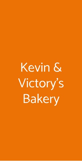 Kevin & Victory's Bakery, Roma