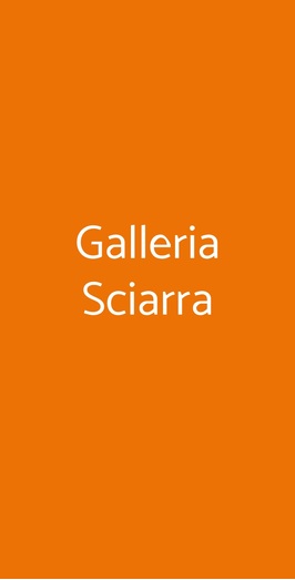 Galleria Sciarra, Roma
