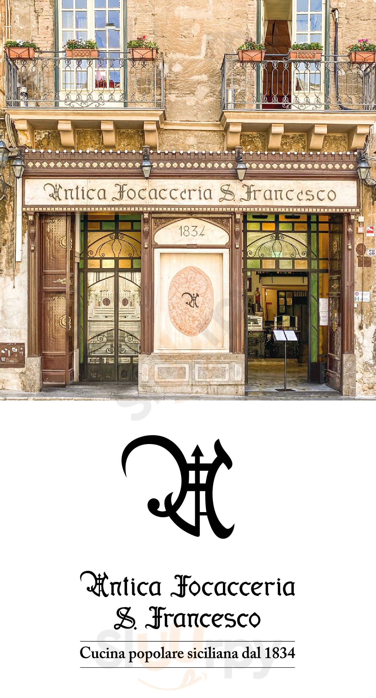 Antica Focacceria San Francesco Roma menù 1 pagina
