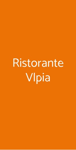 Ristorante Vlpia, Roma
