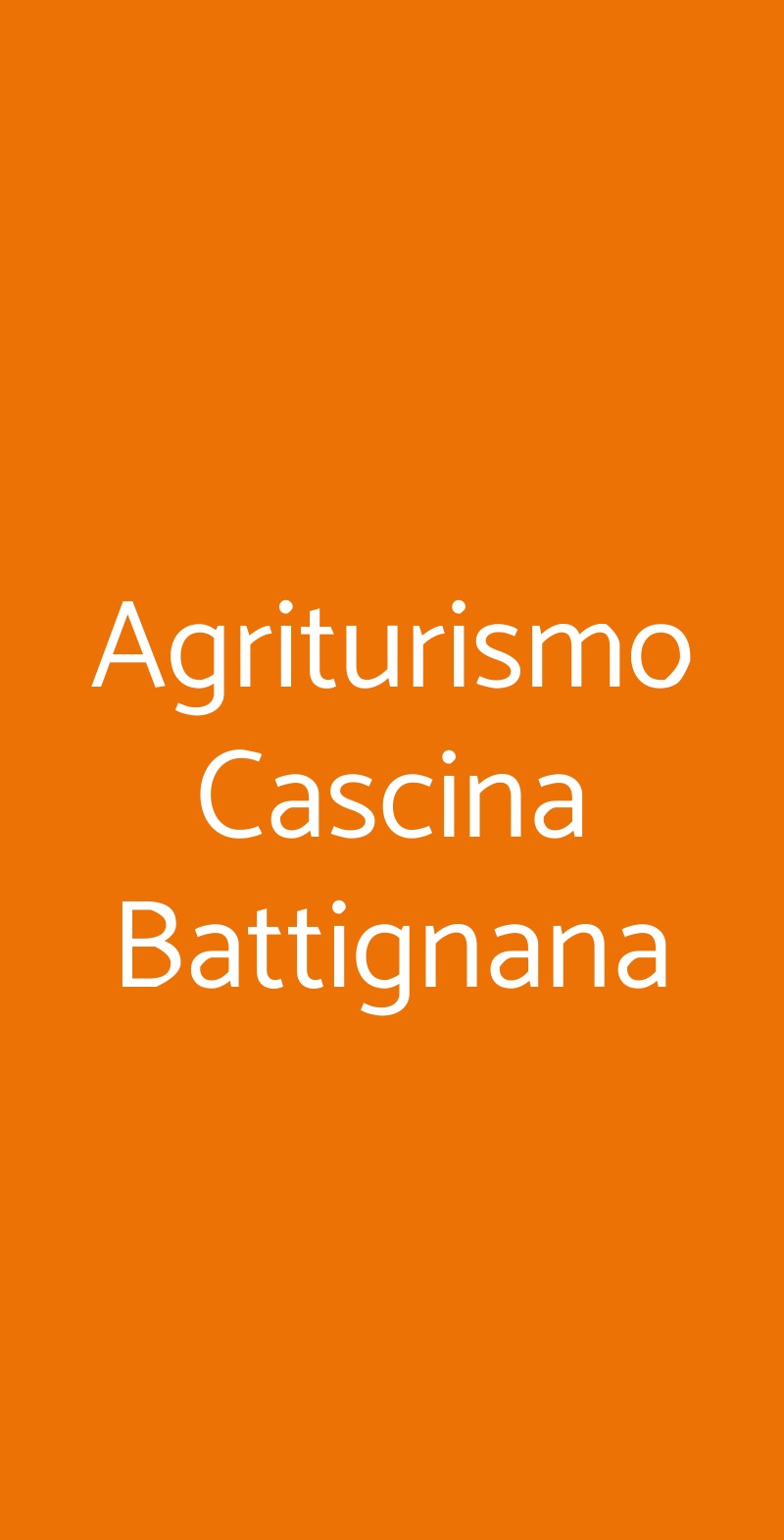 Agriturismo Cascina Battignana San Sebastiano Curone menù 1 pagina