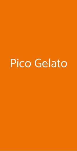 Pico Gelato, Roma