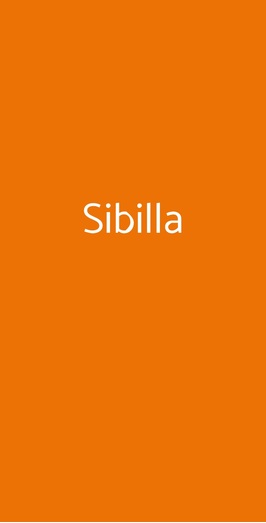 Sibilla, Tivoli