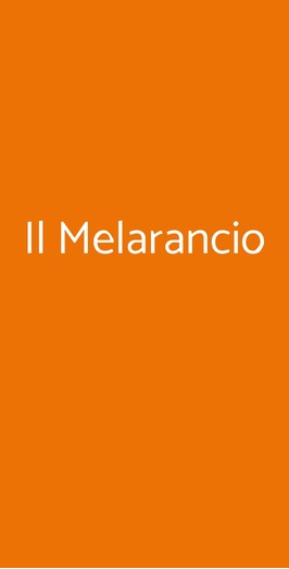 Il Melarancio, Roma