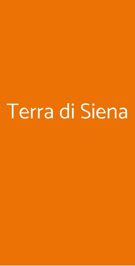 Terra Di Siena, Roma