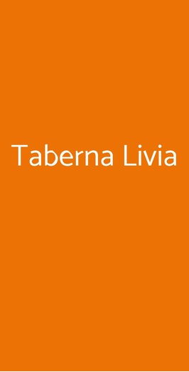 Taberna Livia, Genzano di Roma