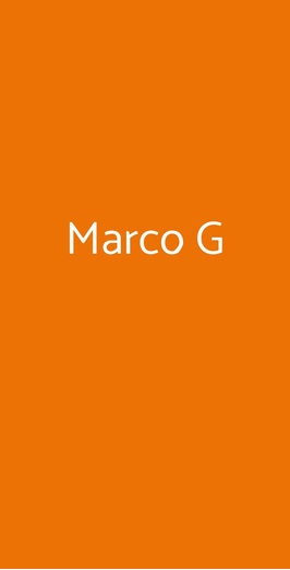 Marco G, Roma