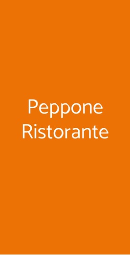 Peppone Ristorante