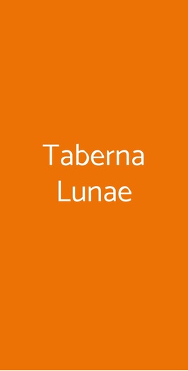 Taberna Lunae, Albano Laziale