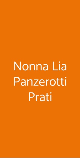 Nonna Lia Panzerotti Prati, Roma