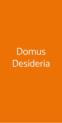 Domus Desideria, Marino