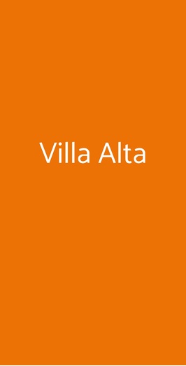 Villa Alta, Grottaferrata