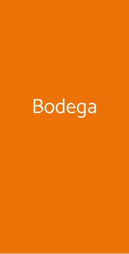 Bodega, Grottaferrata