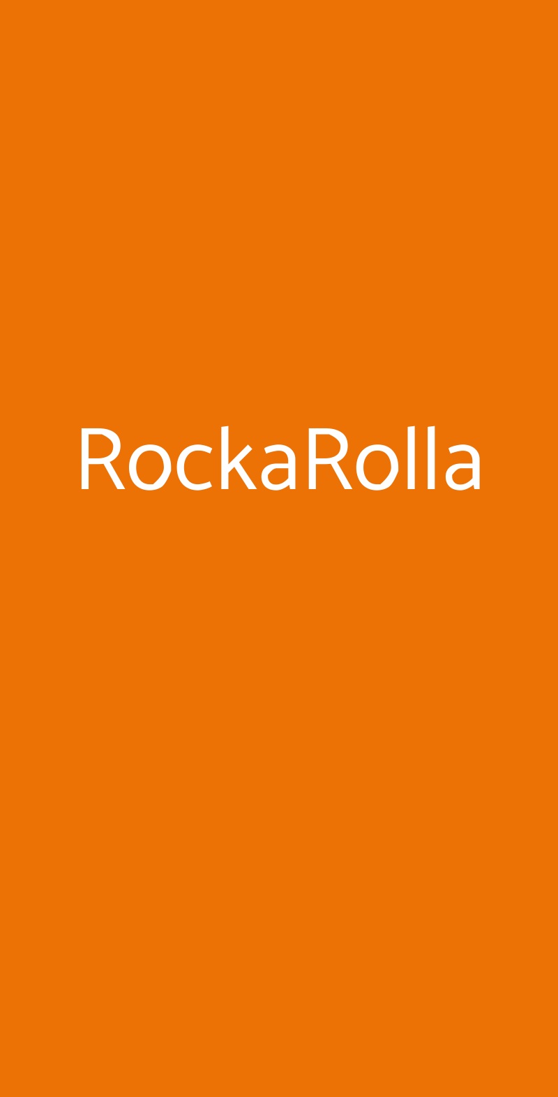 RockaRolla Monterotondo menù 1 pagina