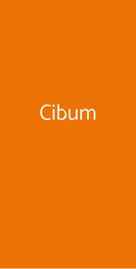 Cibum